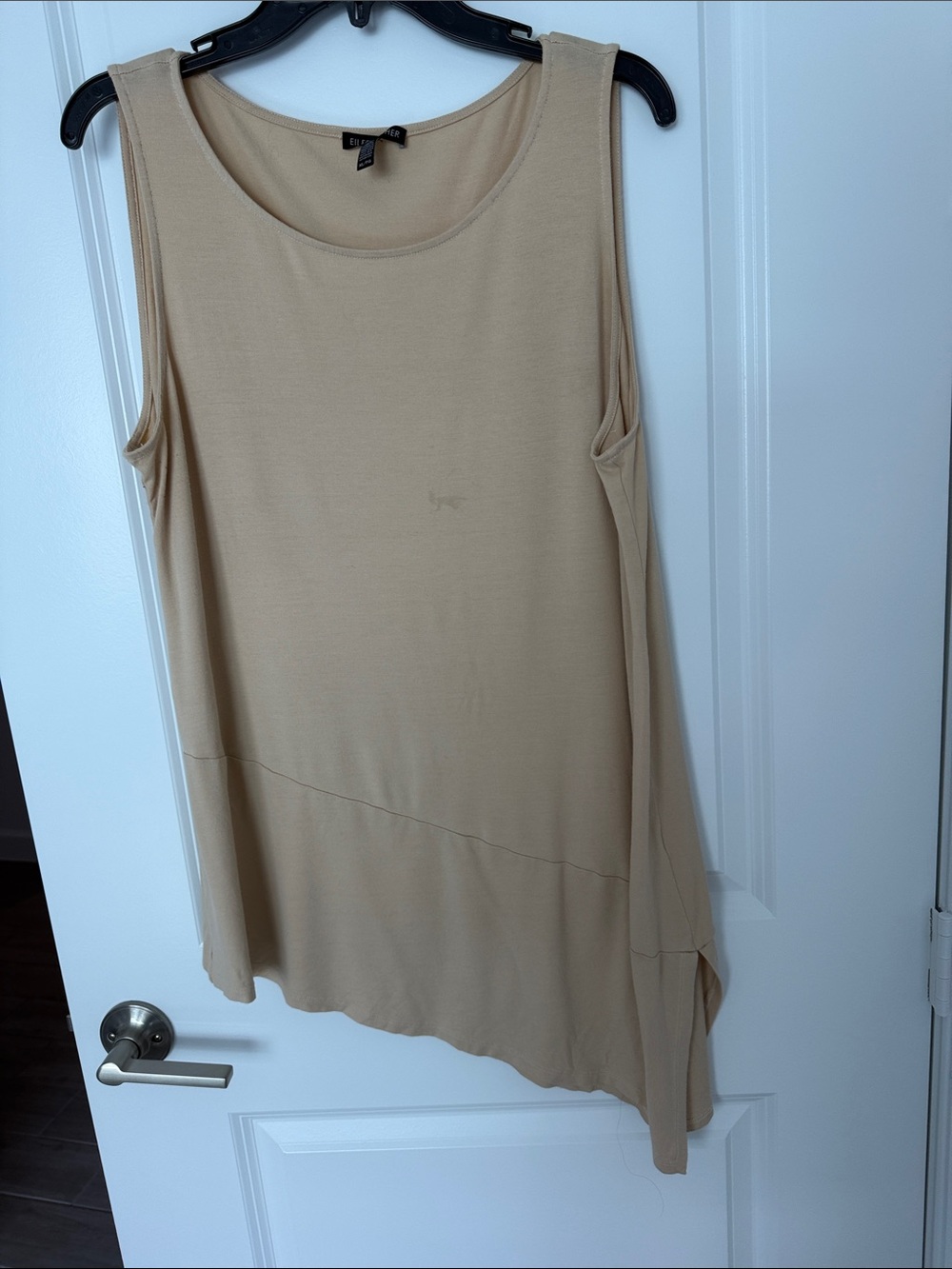Lightweight Beige Sleeveless Tank Top by Eileen Fisher XL